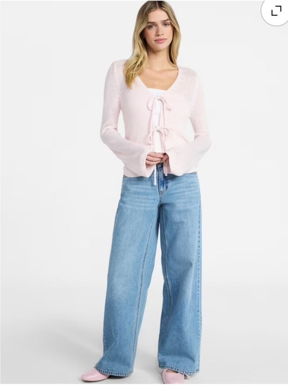 No Boundaries baggy mid rise Wide Leg Women’s Jeans